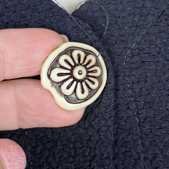 Vintage Sheri Martin Dress Womens Six Midi 90s Y2K Boho Quirky Phoebe Buffet USA - Picture 6 of 13